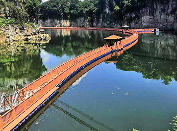 水上浮桥